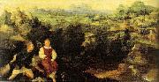 Jan van Scorel Landschaft mit Tobias und dem Engel Germany oil painting artist